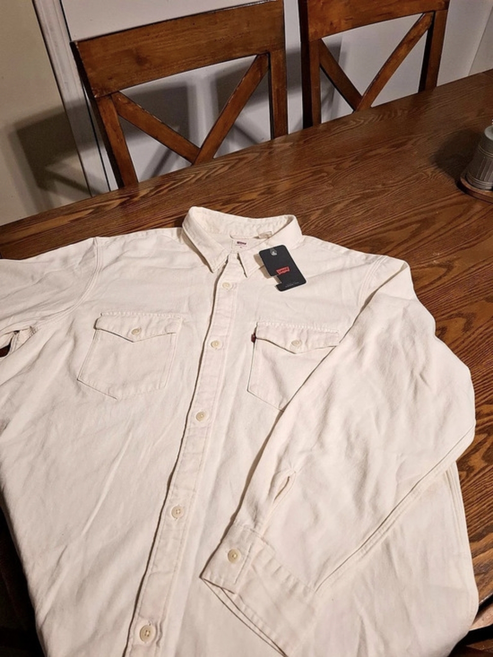 Levi's Relaxed Fit Western Shirt Men's Cotton XL